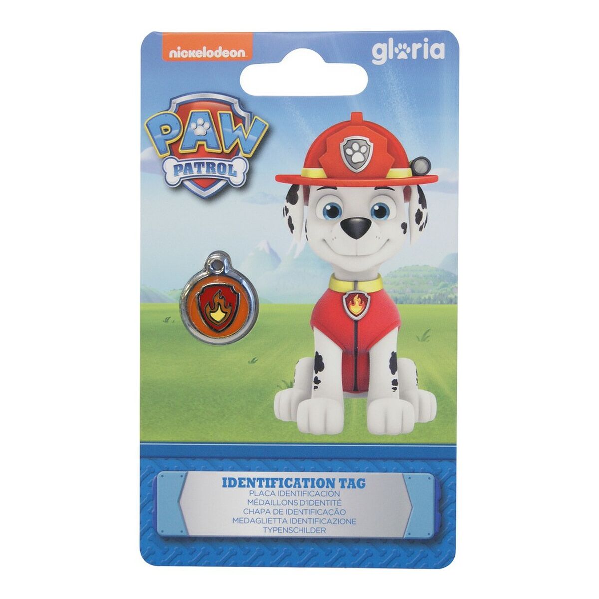 Identification plate for collar The Paw Patrol Marshall Size S Identification plate for collar The Paw Patrol Marshall Size S