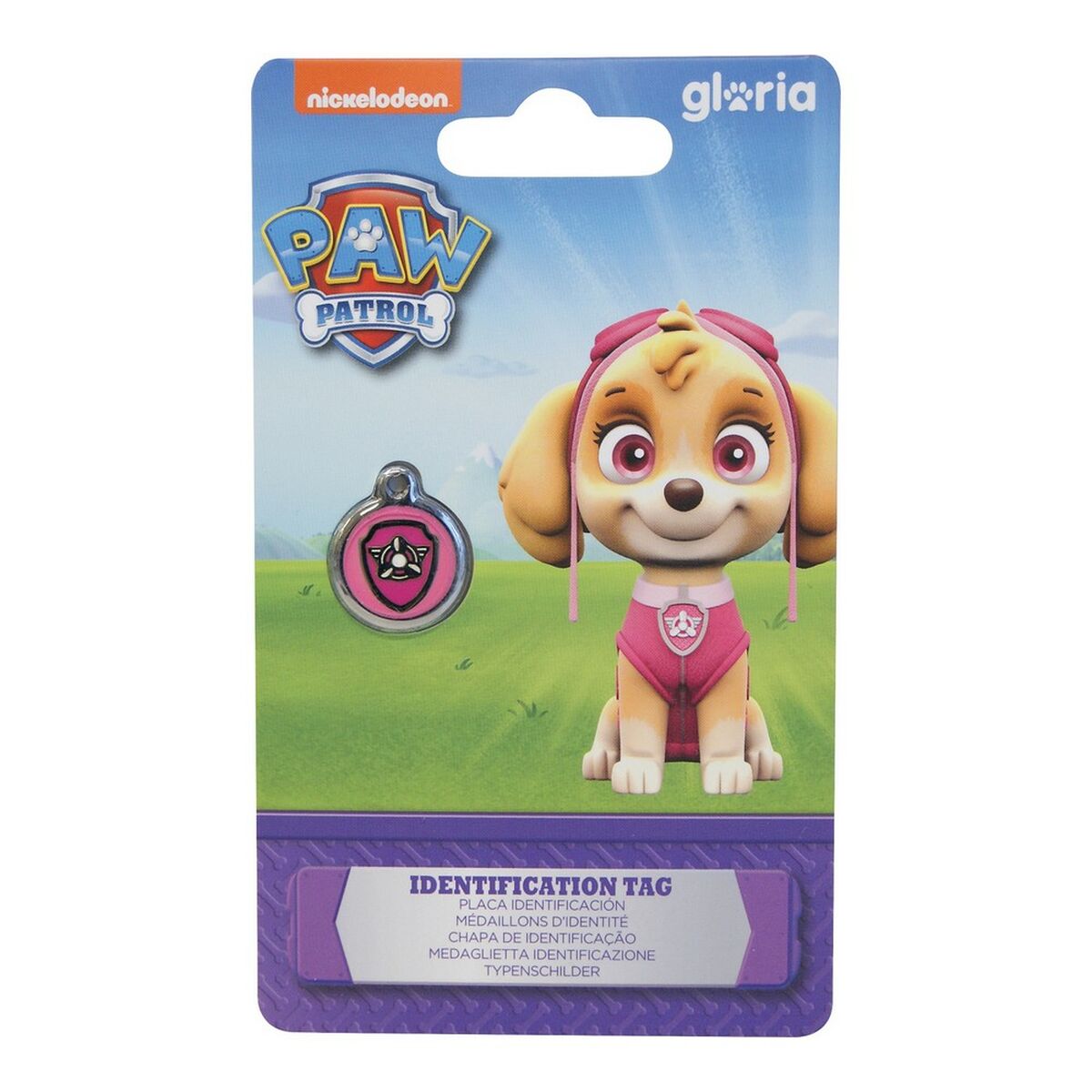 Identification plate for collar The Paw Patrol Skye Size S Identification plate for collar The Paw Patrol Skye Size S