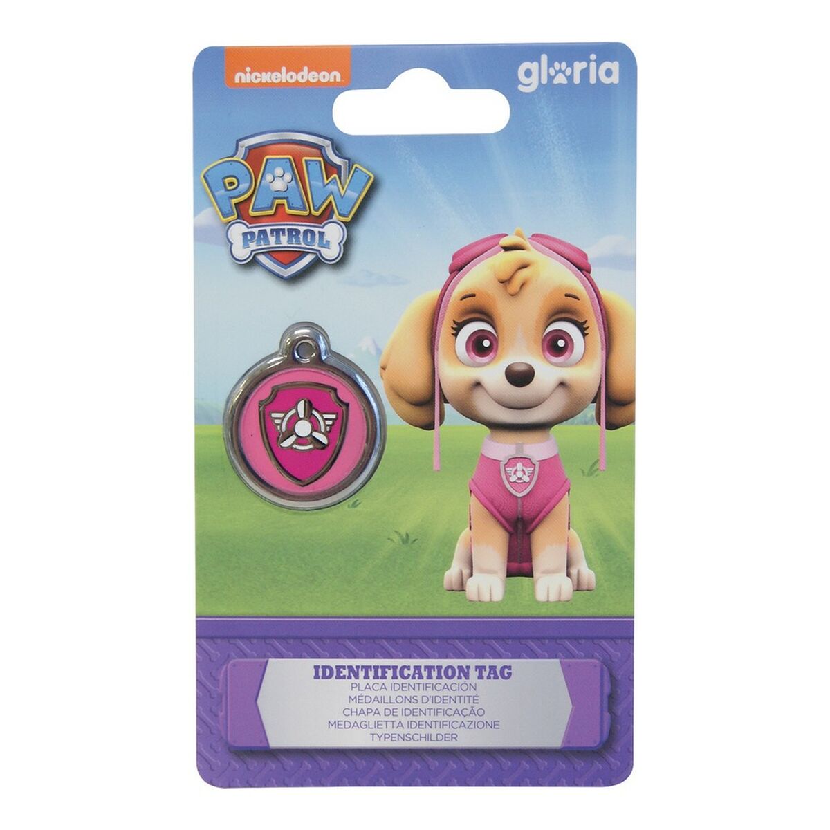 Identification plate for collar The Paw Patrol Skye Size M Identification plate for collar The Paw Patrol Skye Size M