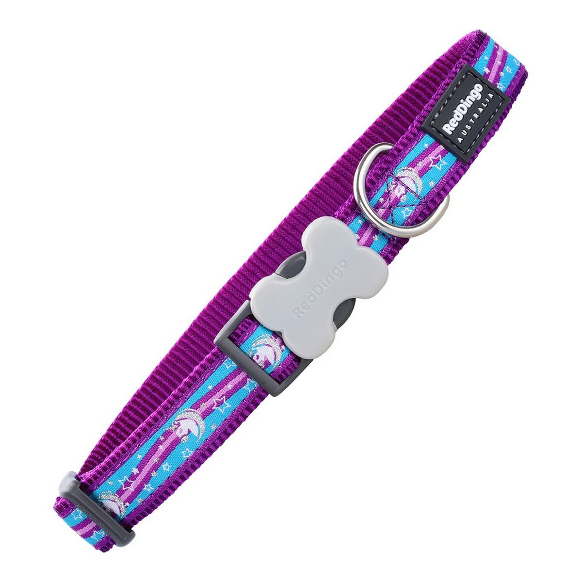Dog collar Red Dingo Style Purple Unicorn (2,5 x 41-63 cm) Dog collar Red Dingo Style Purple Unicorn (2,5 x 41-63 cm)