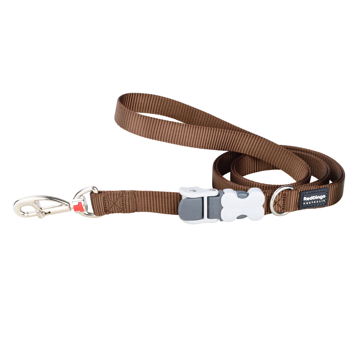 Dog Lead Red Dingo Brown Dog Lead Red Dingo Brown