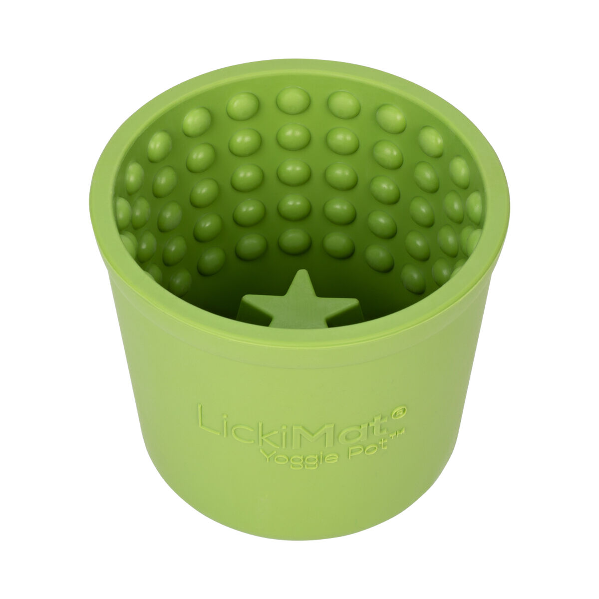 Dog Feeder Lickimat Green Rubber Dog Feeder Lickimat Green Rubber