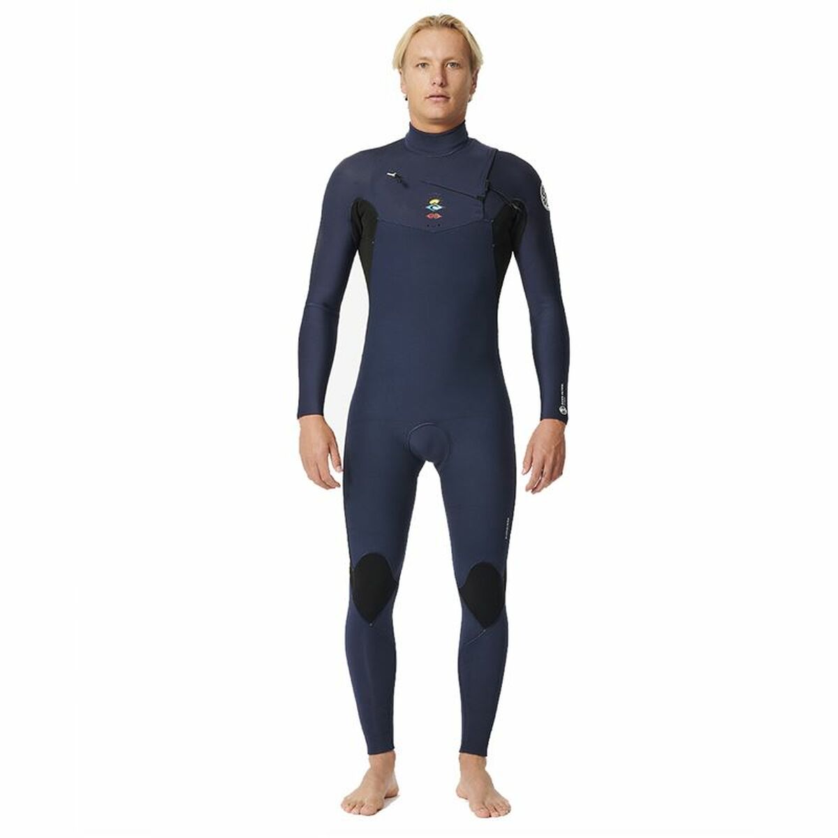 Neoprene Rip Curl Dawn Patrol C/Zip 43Gb Navy Blue Men Neoprene Rip Curl Dawn Patrol C/Zip 43Gb Navy Blue Men