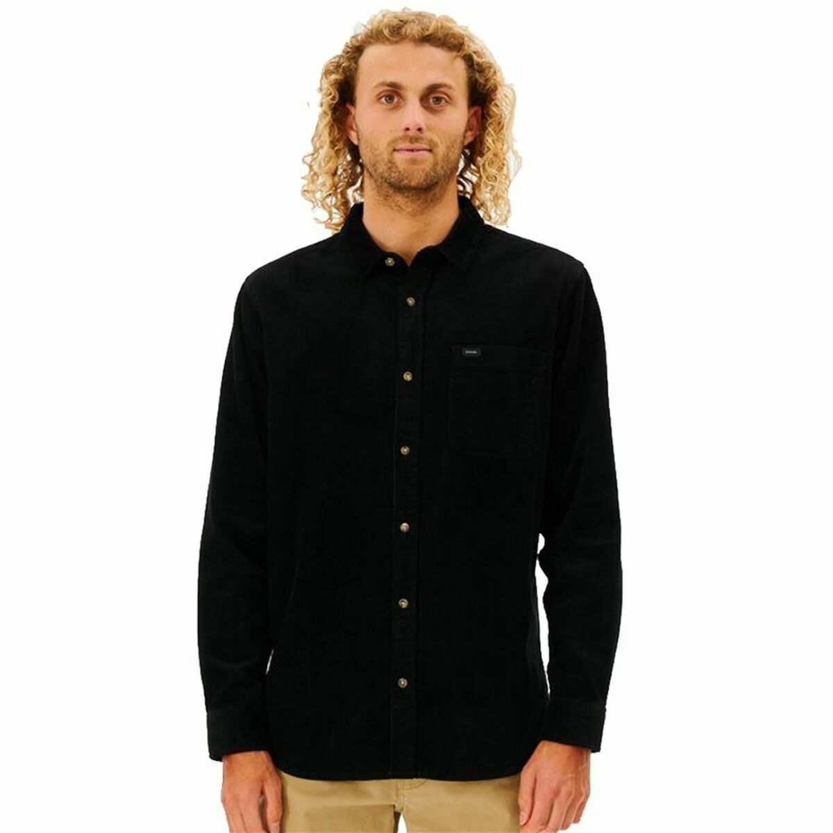 Men’s Long Sleeve Shirt Rip Curl State Corduroy Men’s Long Sleeve Shirt Rip Curl State Corduroy