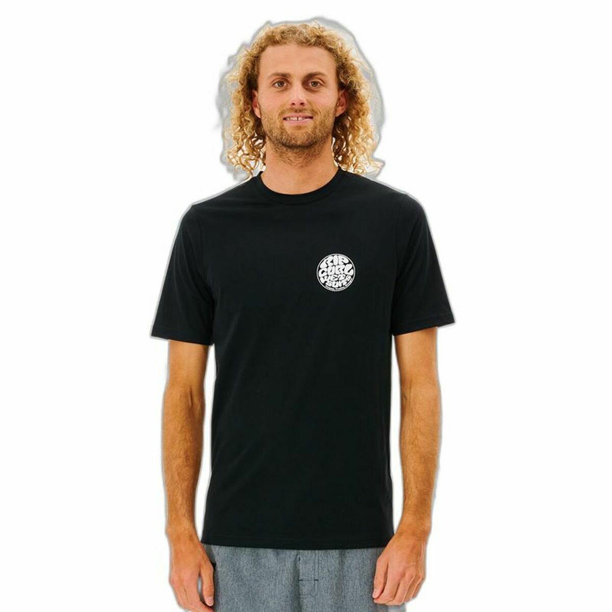 T-shirt Rip Curl Icons Of Surf Black Men T-shirt Rip Curl Icons Of Surf Black Men