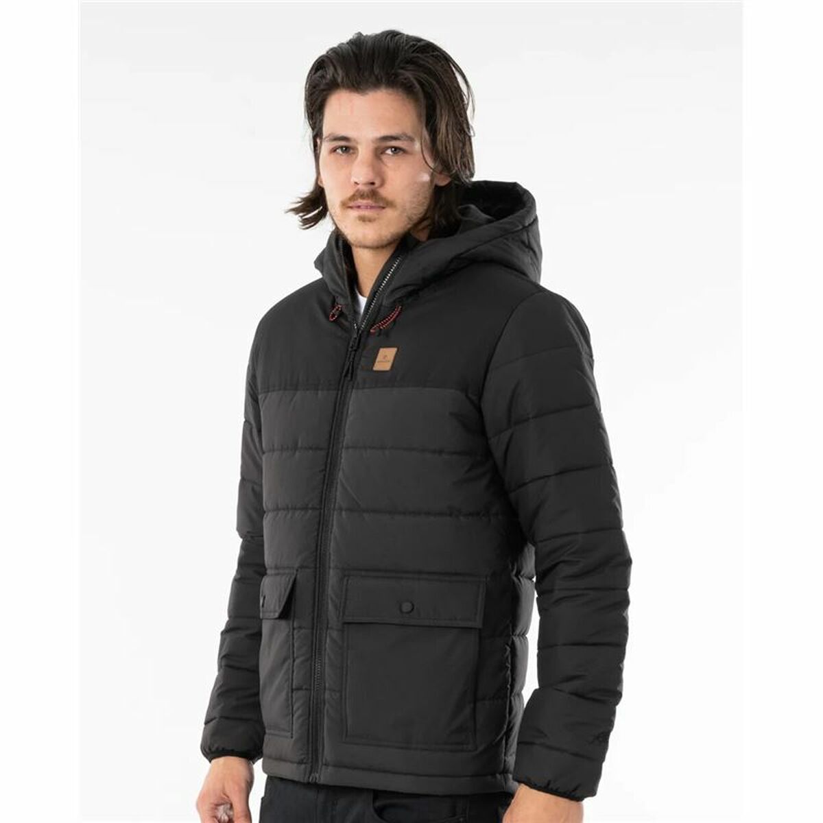 Men’s Sports Jacket Rip Curl Anti Series Ridge Black