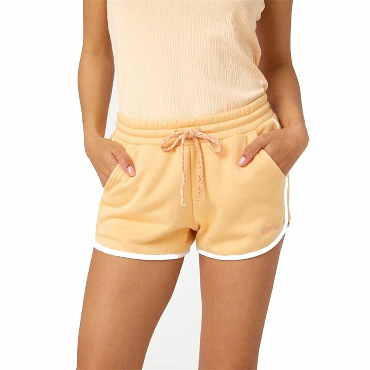 Sports Shorts for Women Rip Curl Assy Yellow Orange Coral Sports Shorts for Women Rip Curl Assy Yellow Orange Coral