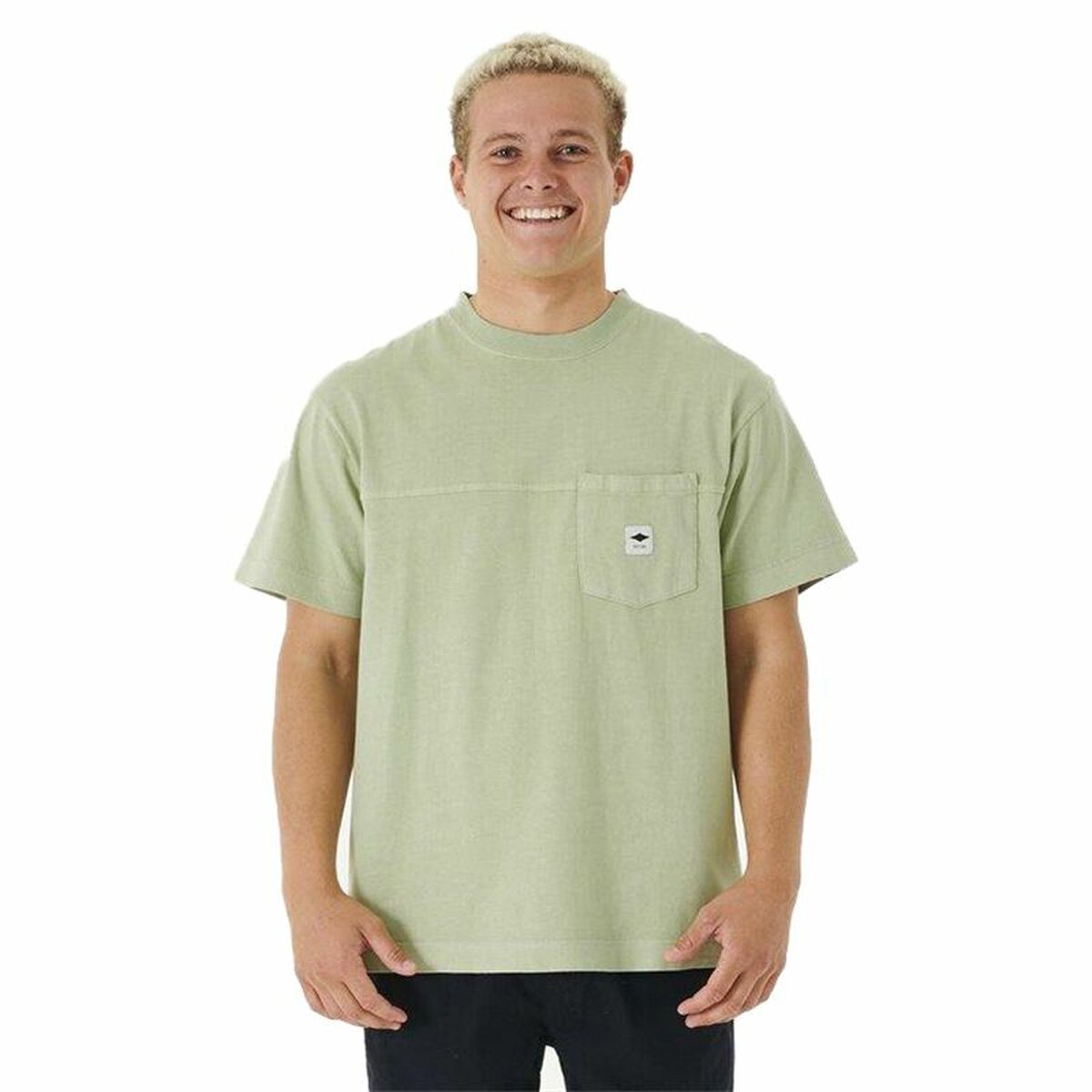 T-shirt Rip Curl Quality Surf Products Green Men T-shirt Rip Curl Quality Surf Products Green Men
