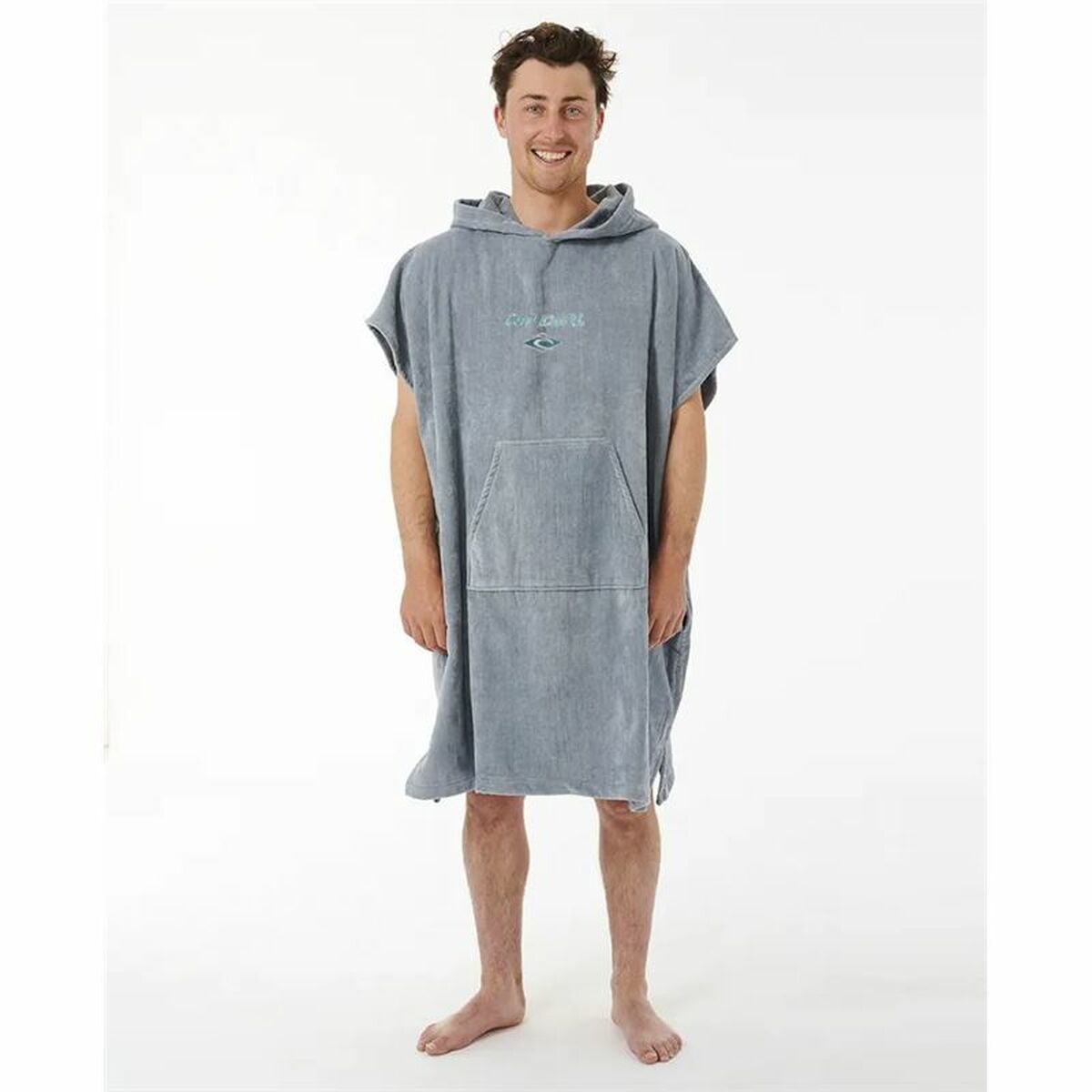 Poncho-Towel with Hood Rip Curl Logo Blue