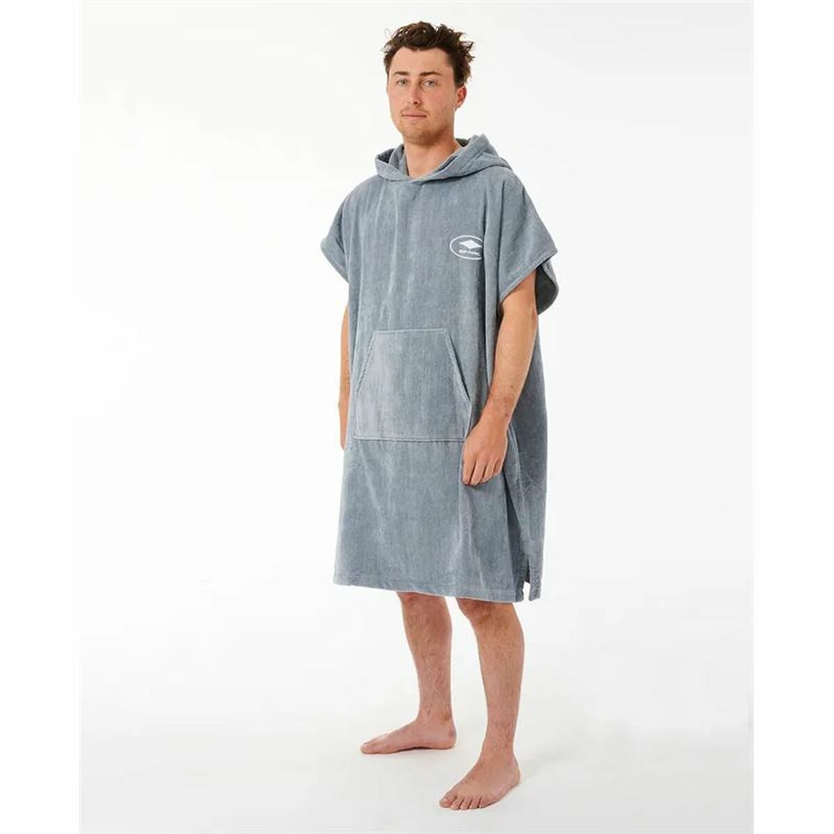 Poncho-Towel with Hood Rip Curl Logo Blue