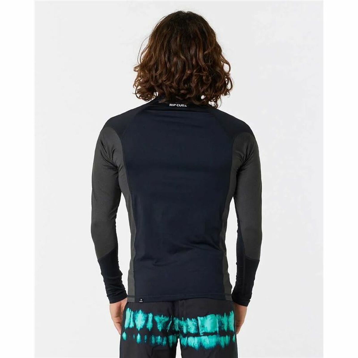 Bathing T-shirt Rip Curl Waves pf Black