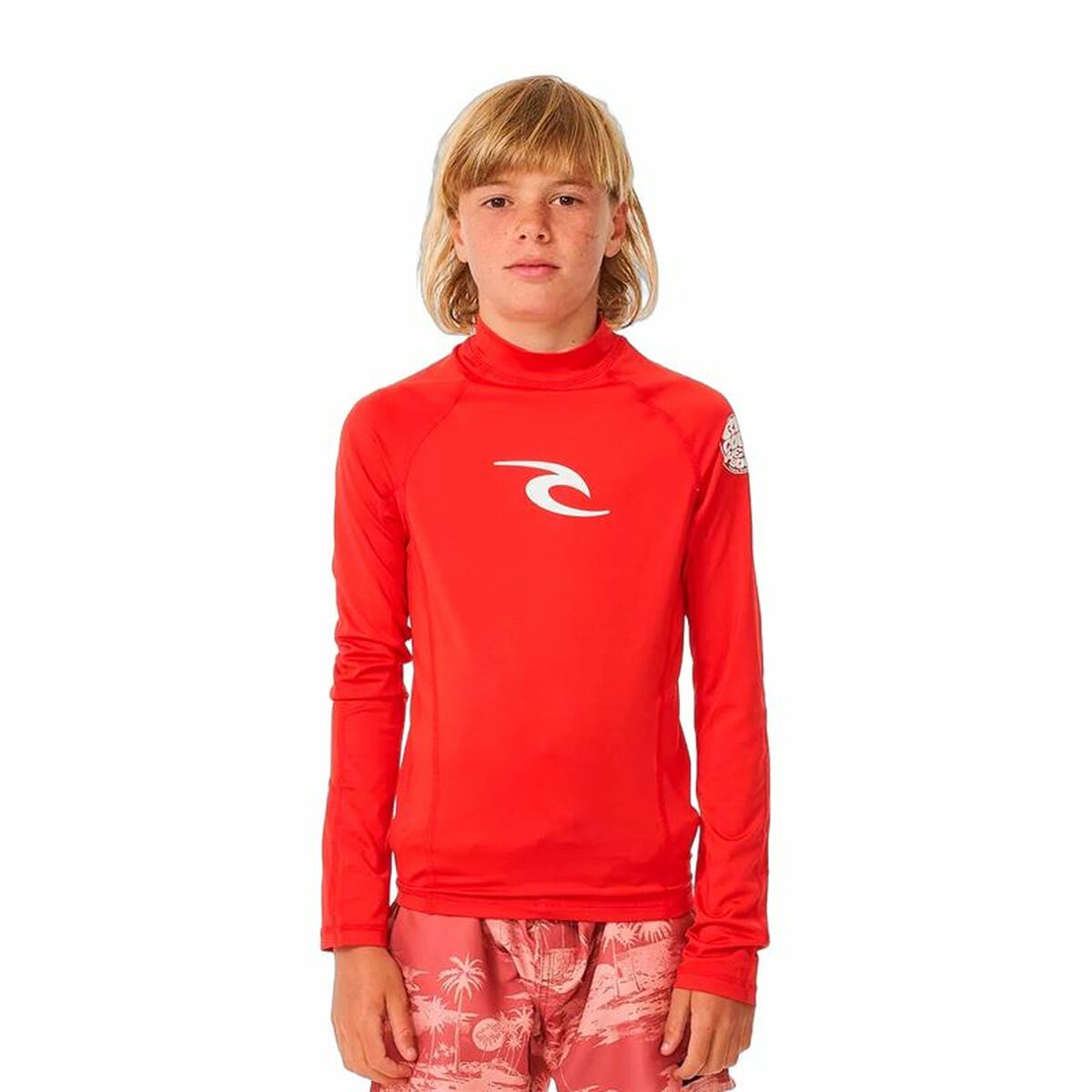 Bathing T-shirt Rip Curl Wave Upf L/S Red