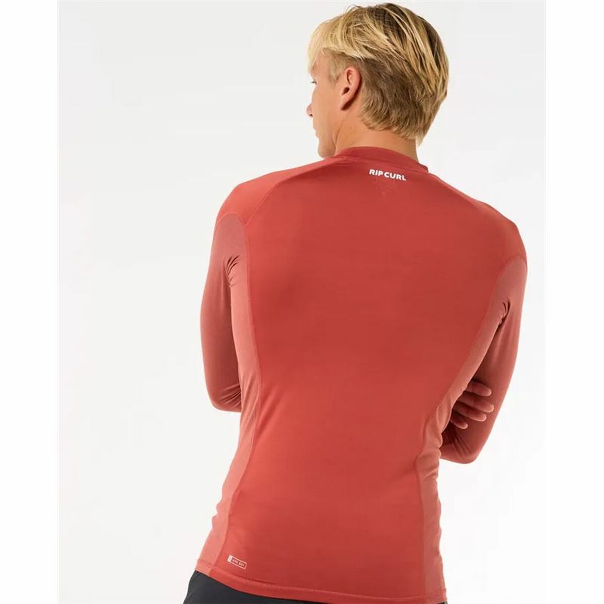 Bathing T-shirt Rip Curl Waves Upf Perf L/S Red Surf
