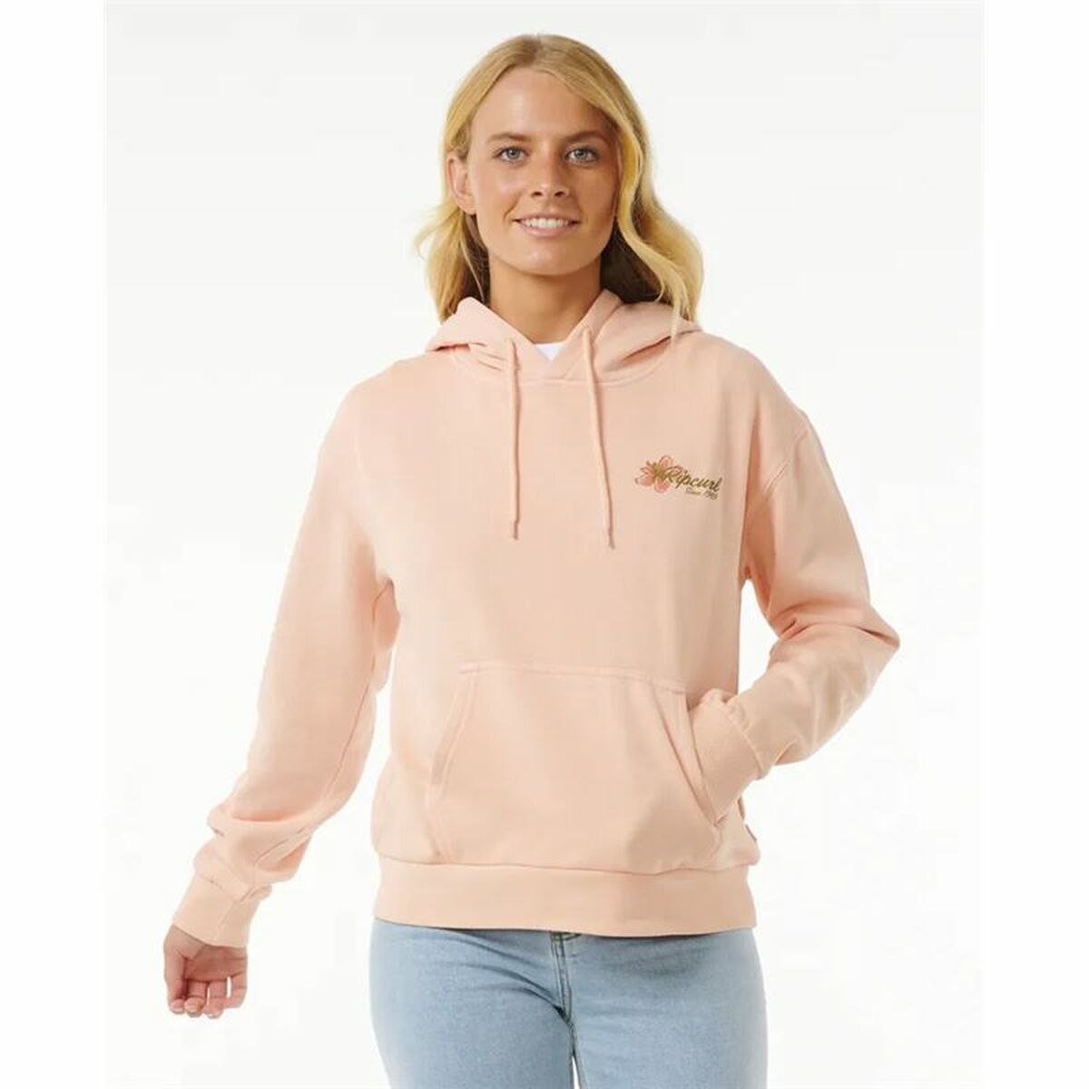Womens Hoodie Rip Curl Wild Bloom Yellow