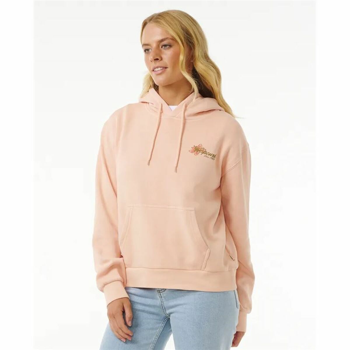 Womens Hoodie Rip Curl Wild Bloom Yellow