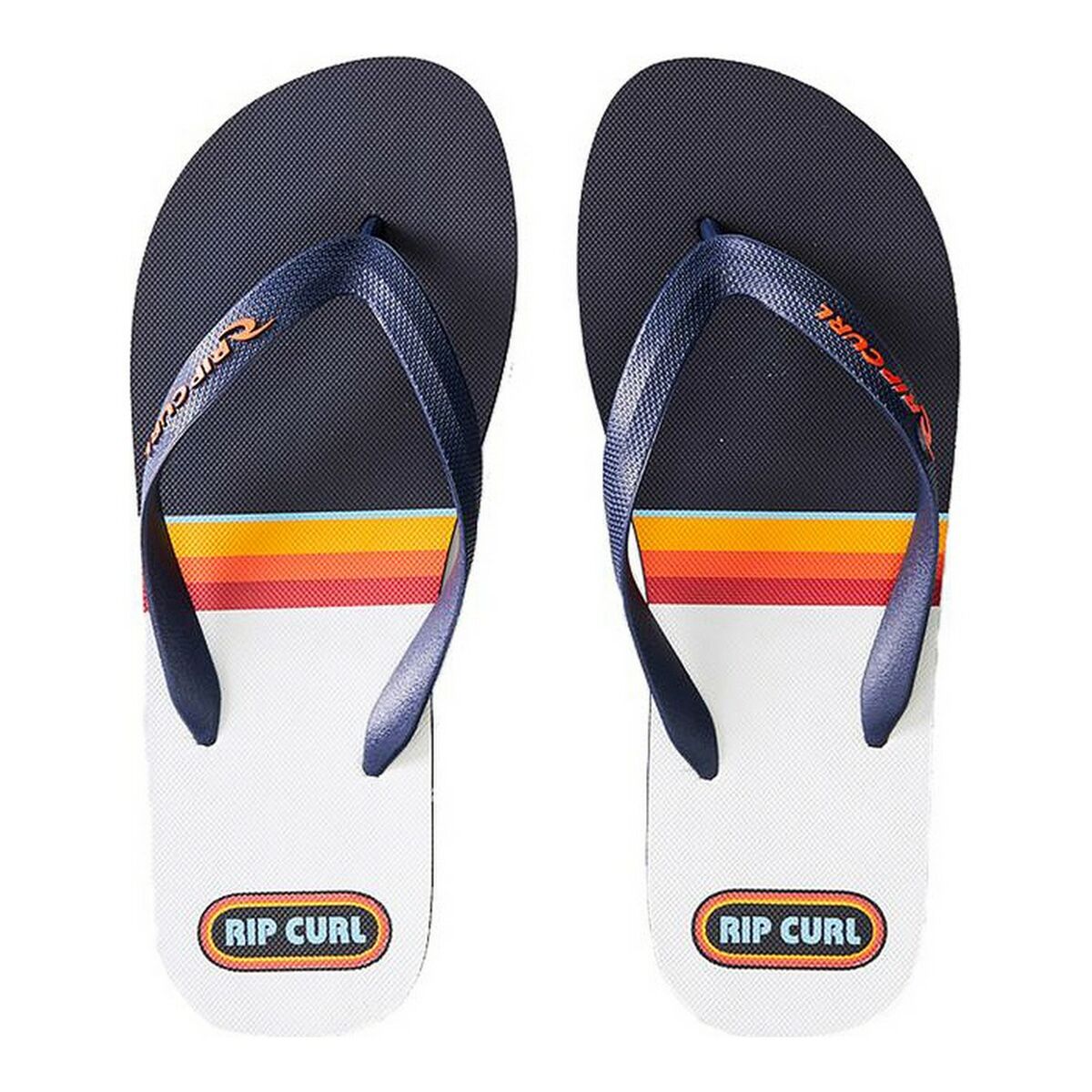 Men’s Flip Flops Rip Curl Revival Strip Black White Men’s Flip Flops Rip Curl Revival Strip Black White