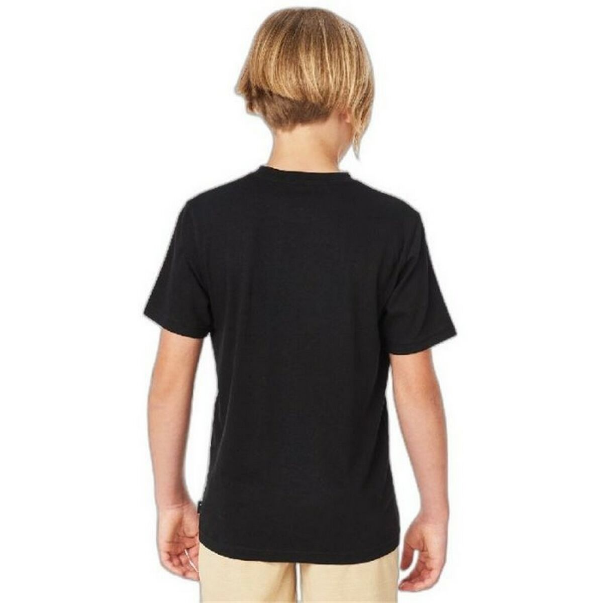 Child’s Short Sleeve T-Shirt Rip Curl Corp Icon B Black