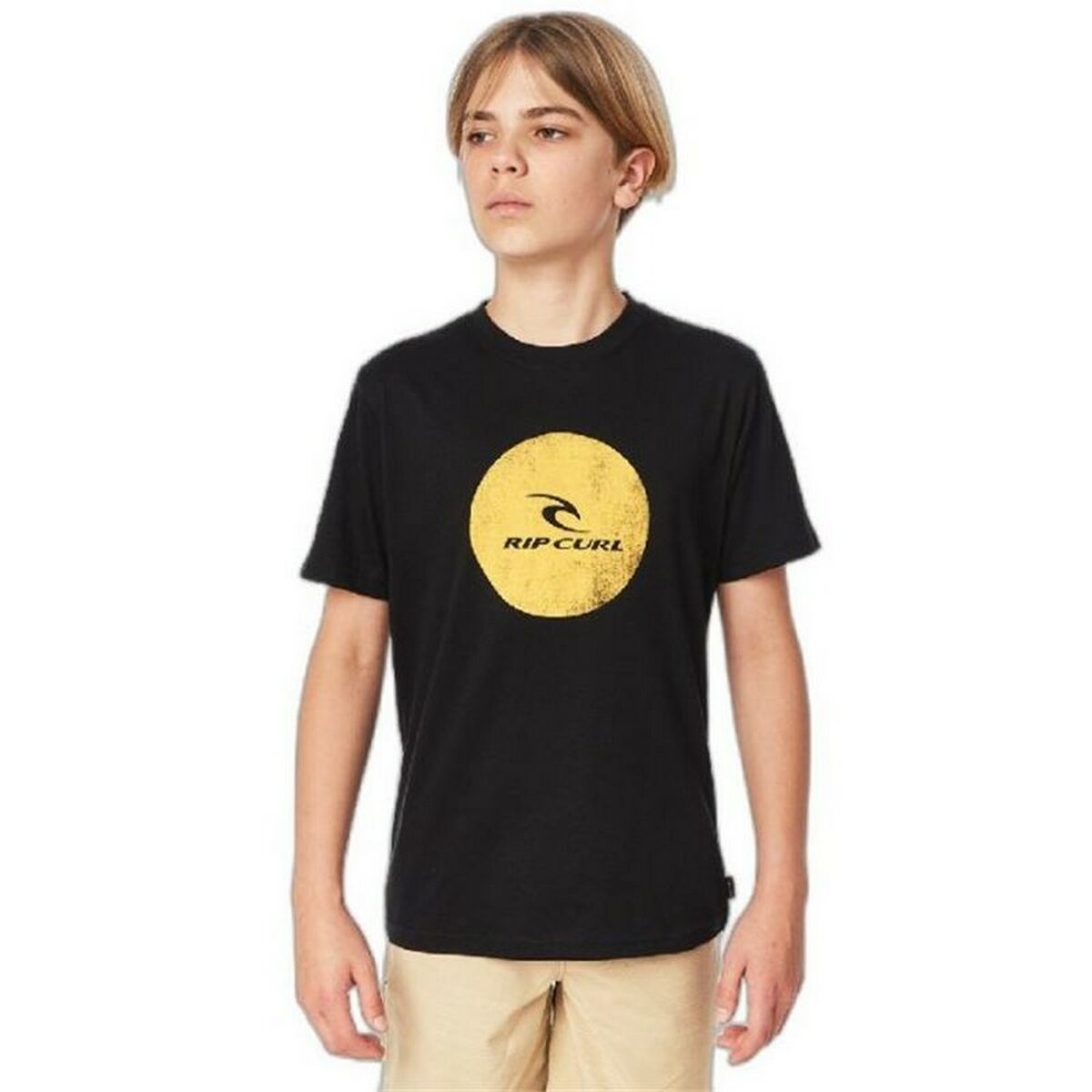 Child’s Short Sleeve T-Shirt Rip Curl Corp Icon B Black Child’s Short Sleeve T-Shirt Rip Curl Corp Icon B Black