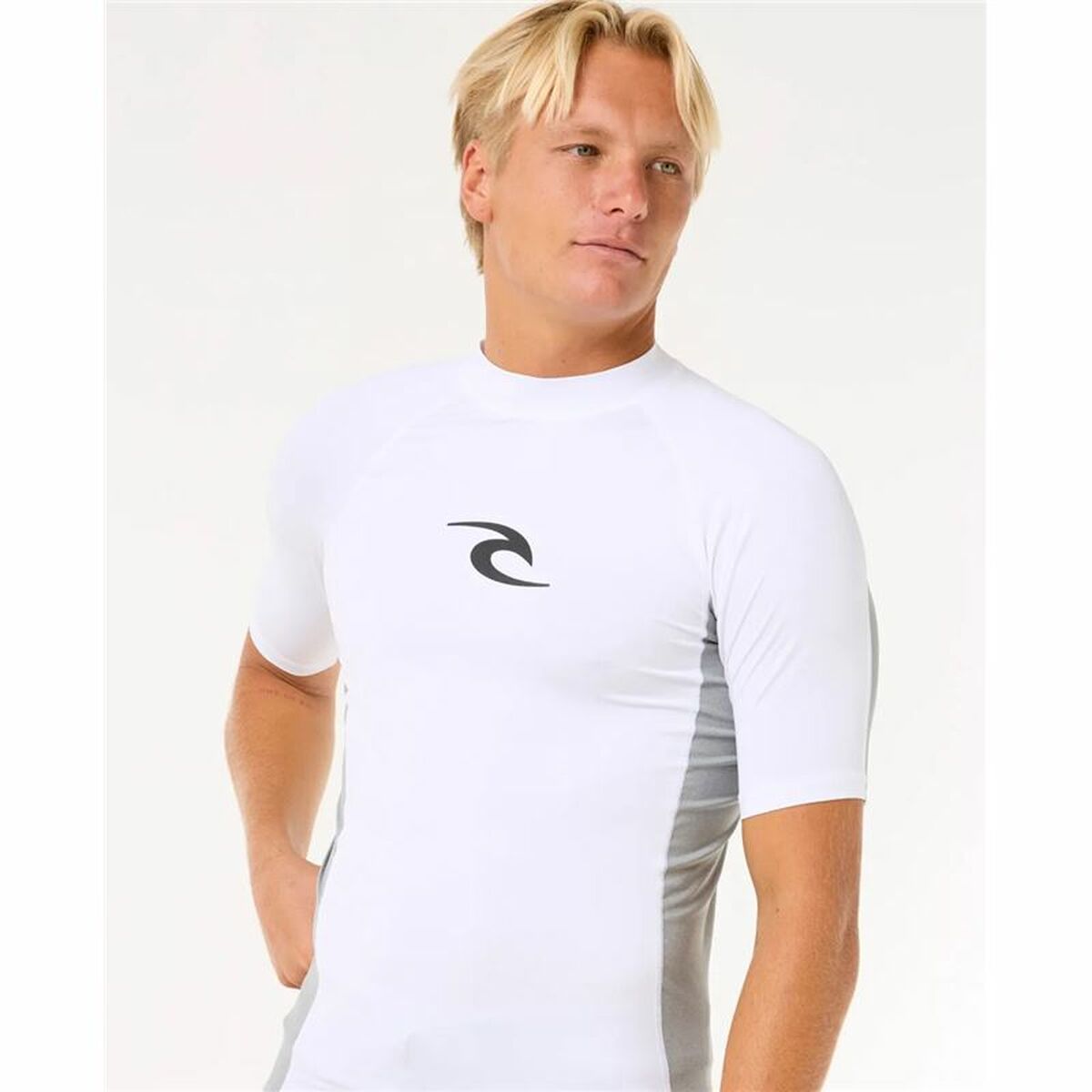 Bathing T-shirt Rip Curl Waves Upf Perf S/S White