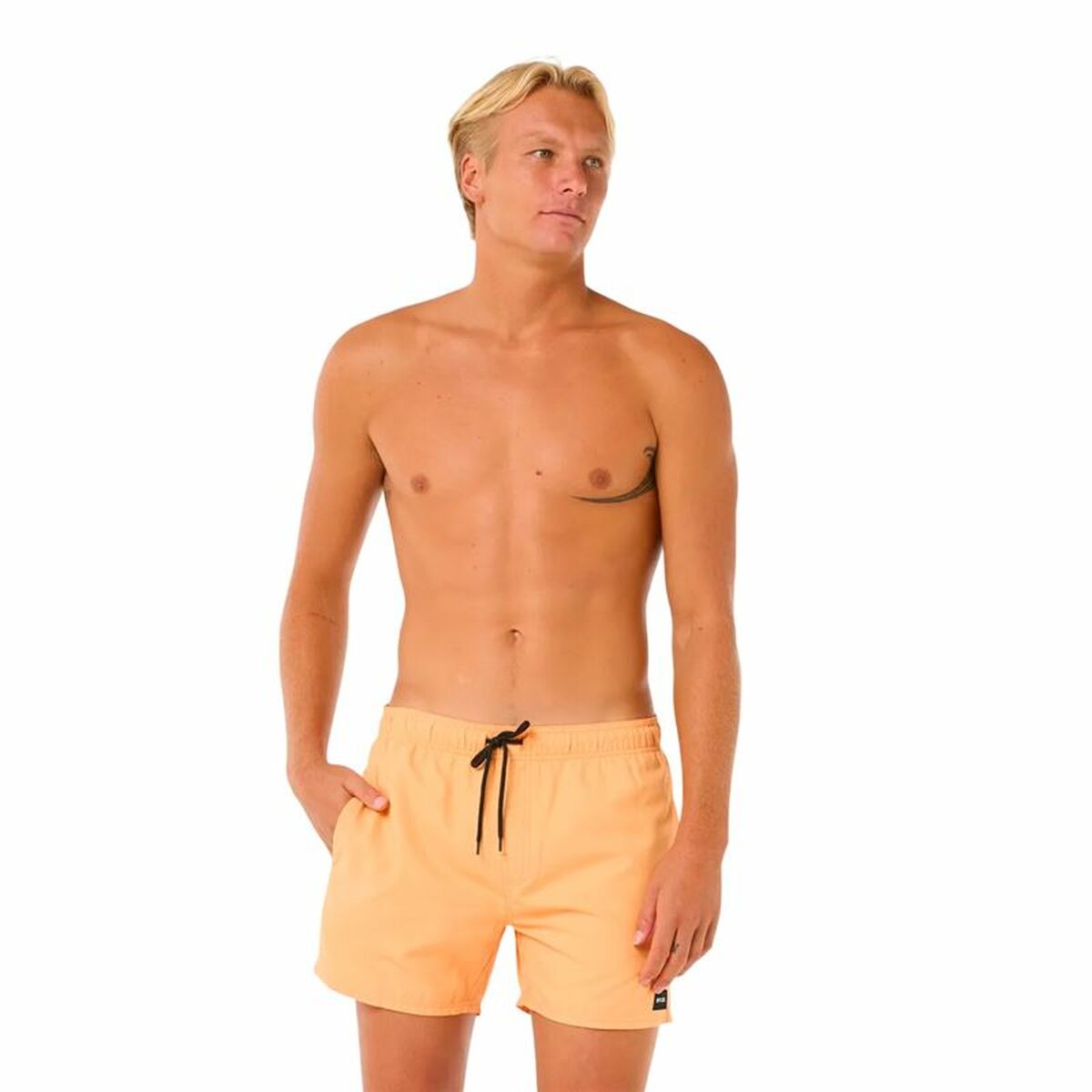 Mens Bathing Costume Rip Curl Offset Volley Orange