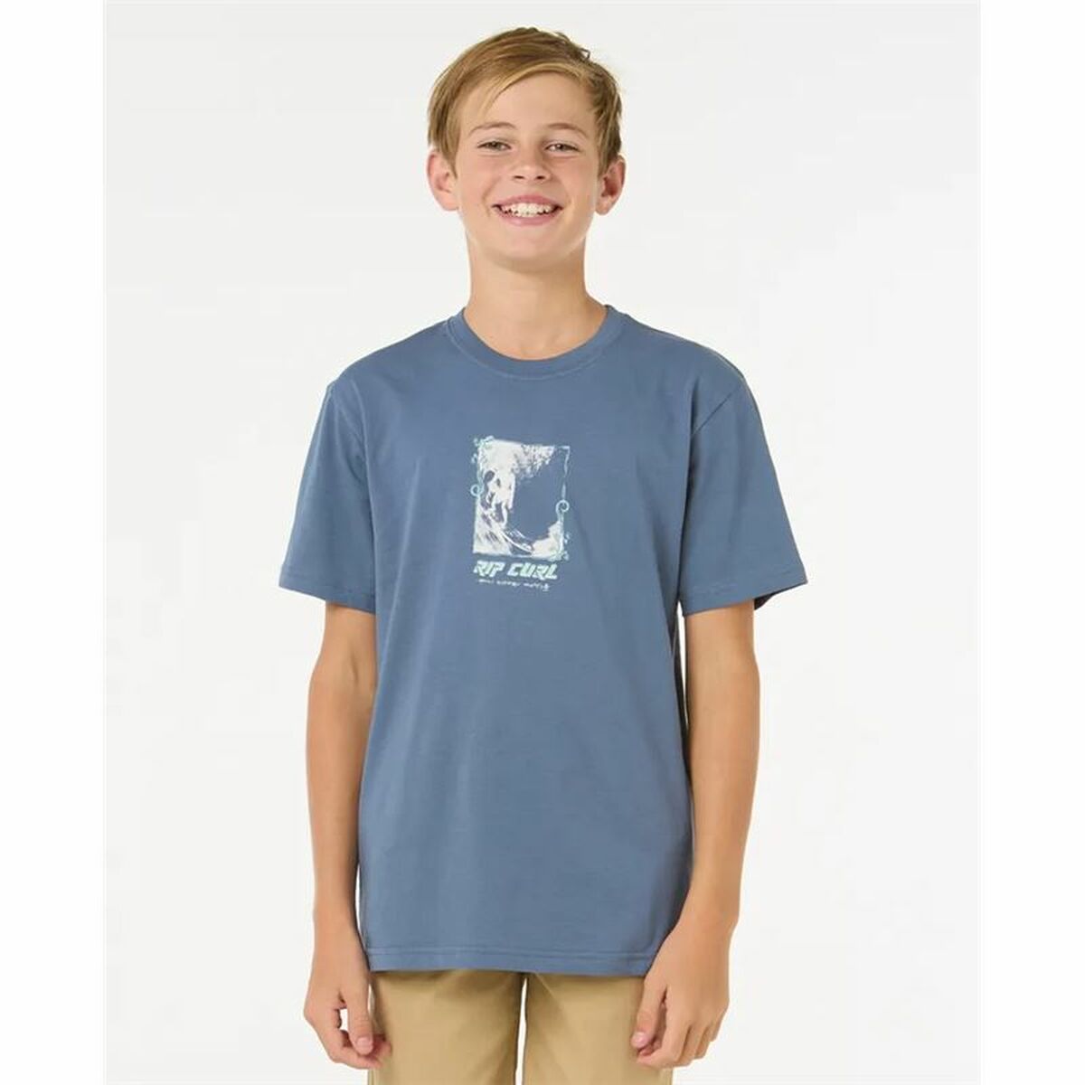 Child’s Short Sleeve T-Shirt Rip Curl Raw Energy Frame Tee