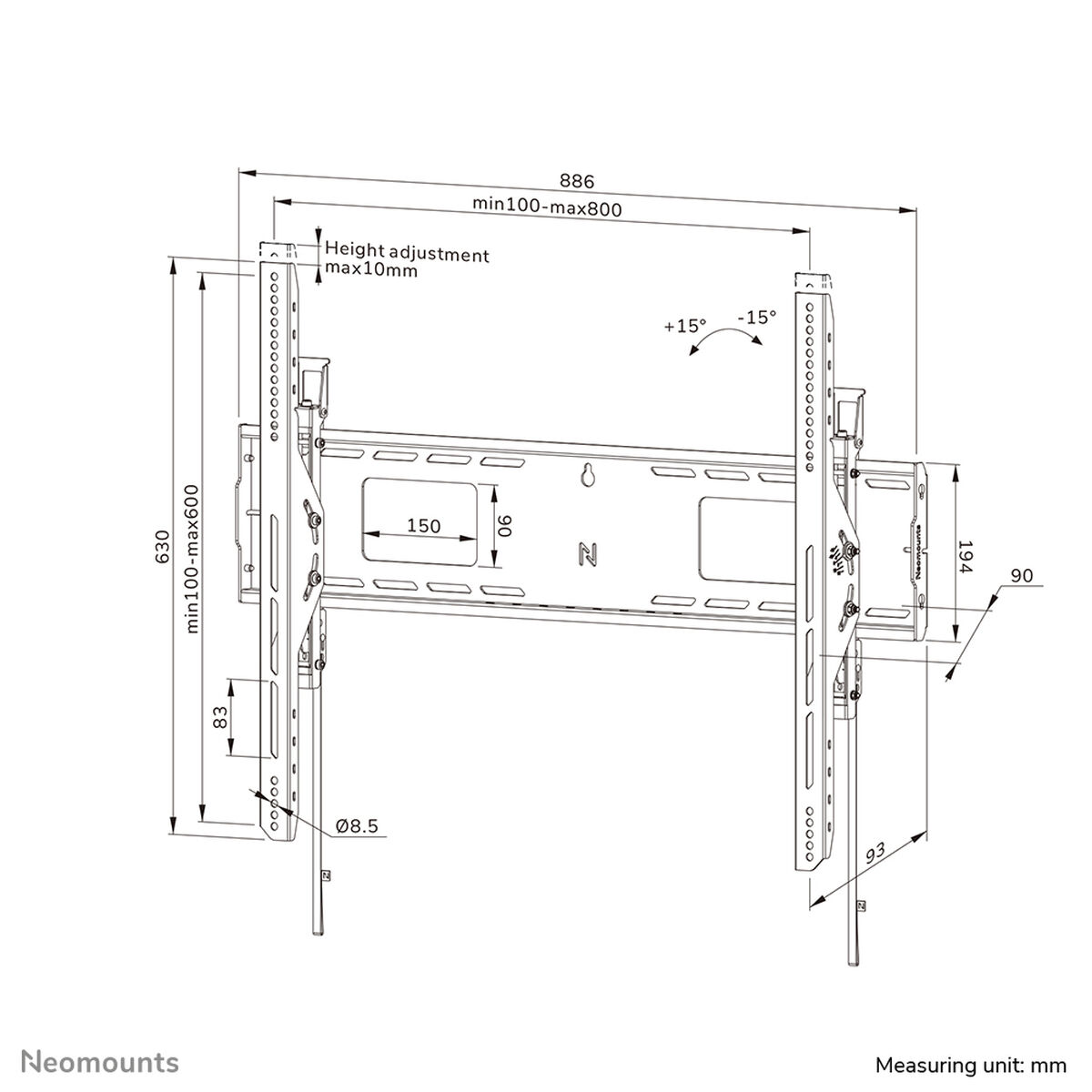 TV Mount Neomounts WL35-750BL18 43″