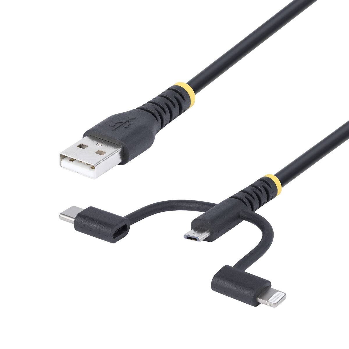 USB Cable Startech RLTCUB1MBK Black 1 m USB Cable Startech RLTCUB1MBK Black 1 m