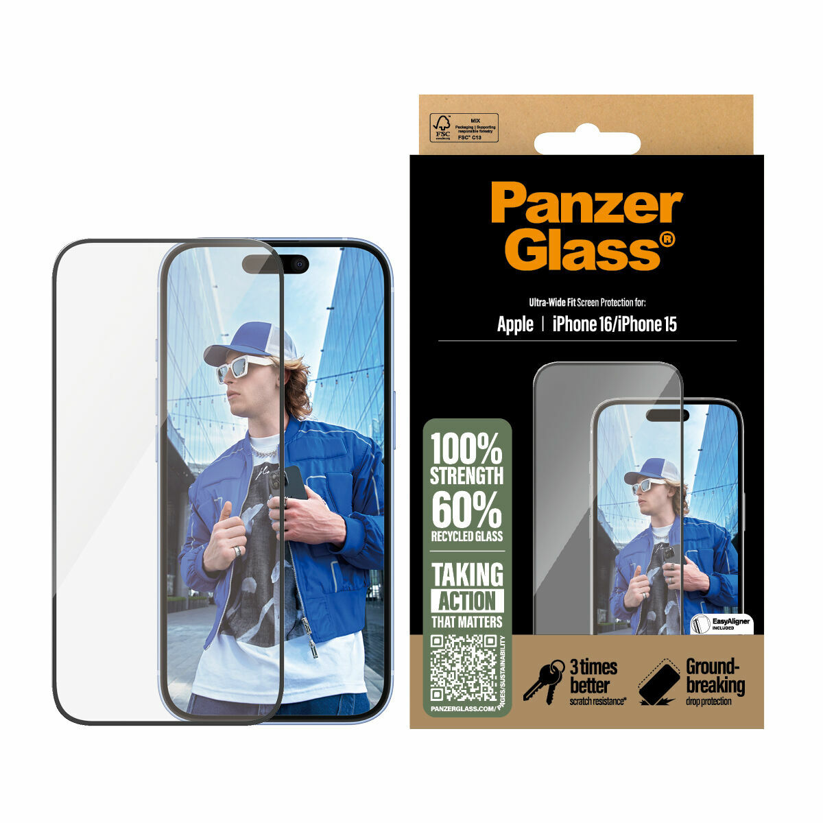 Screen Protector Panzer Glass 2861 Apple Screen Protector Panzer Glass 2861 Apple