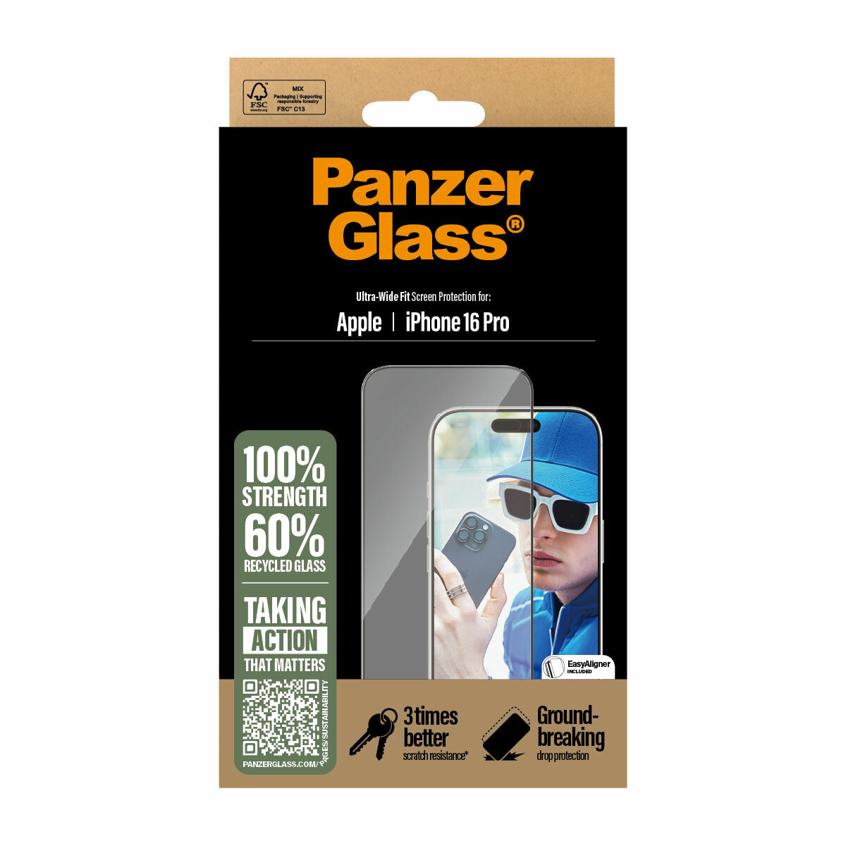 Mobile Screen Protector PanzerGlass iPhone 16 Pro Mobile Screen Protector PanzerGlass iPhone 16 Pro