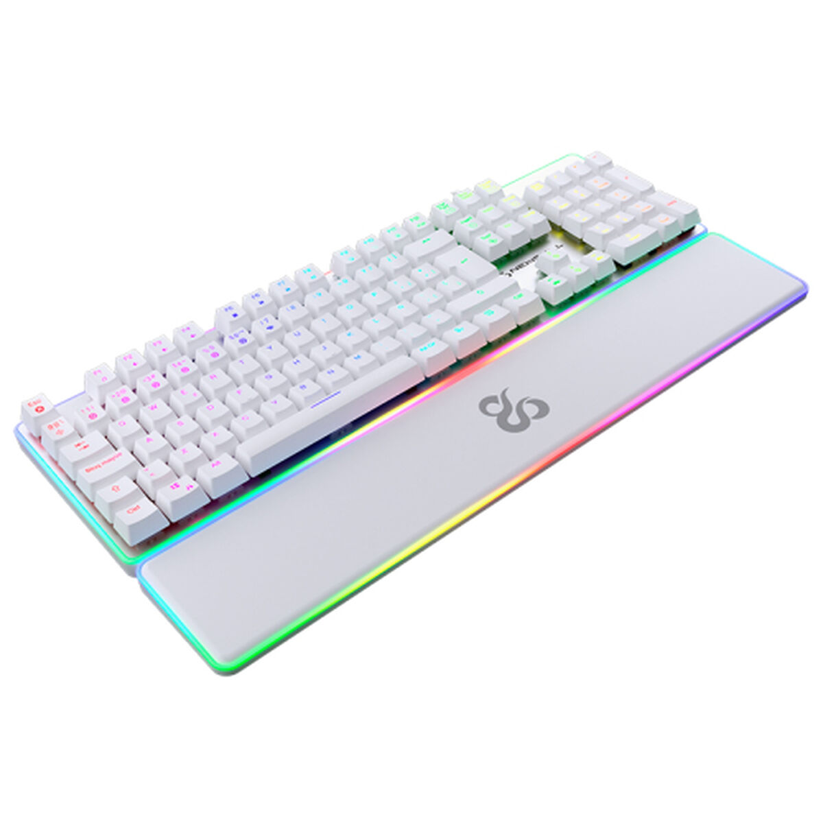 Keyboard Newskill NS-KB-GUNGNYR-GAT-RE White Spanish Qwerty QWERTY Keyboard Newskill NS-KB-GUNGNYR-GAT-RE White Spanish Qwerty QWERTY