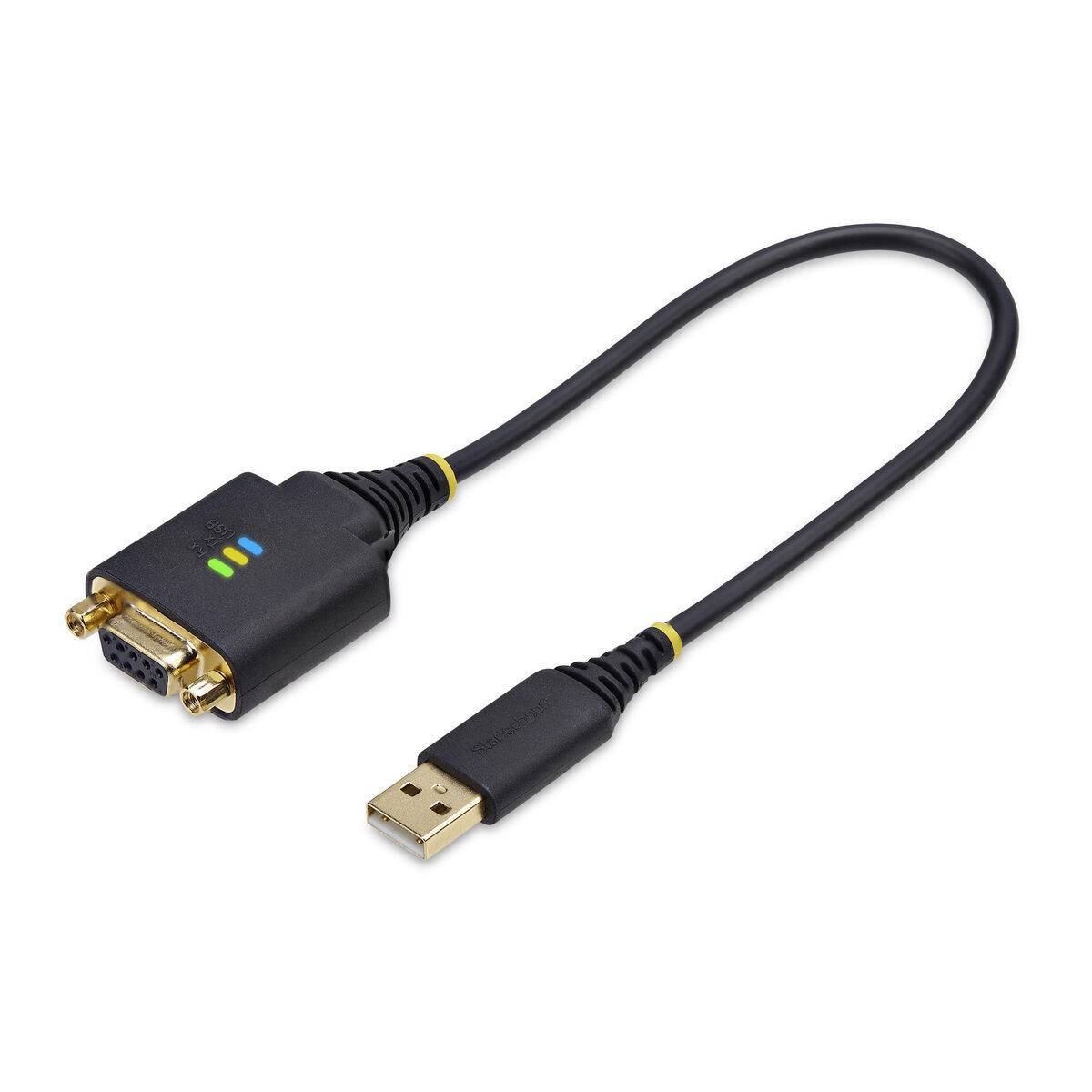 USB Cable Startech 1P1FFCN-USB-SERIAL Black 30 cm USB Cable Startech 1P1FFCN-USB-SERIAL Black 30 cm