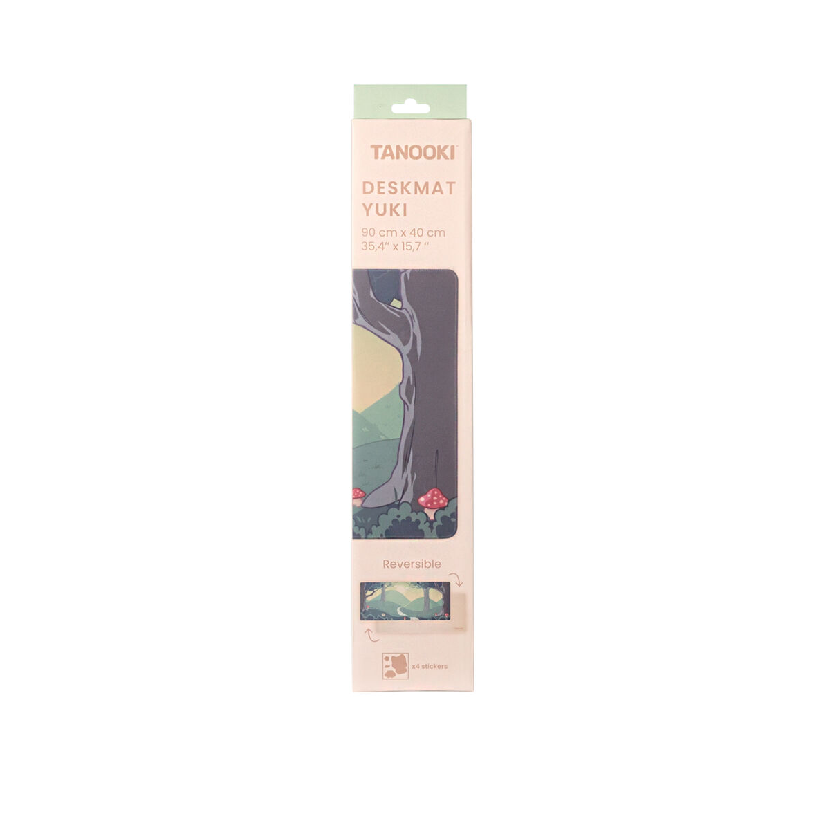 Mouse Mat FR-TEC TANOOKI YUKI Green Beige