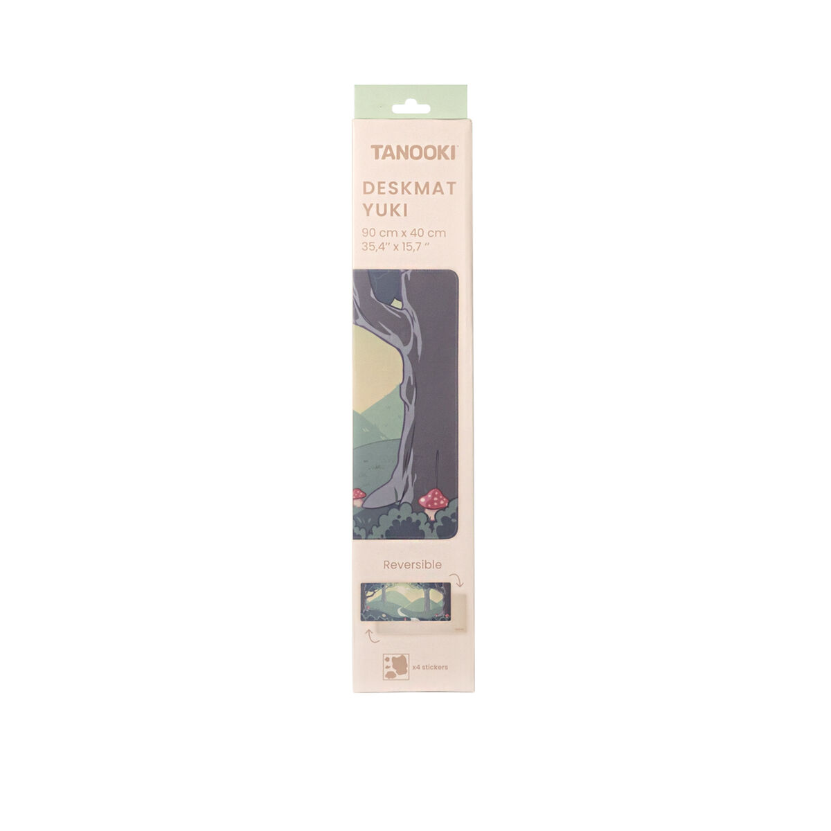 Mouse Mat FR-TEC TANOOKI YUKI Green Beige Mouse Mat FR-TEC TANOOKI YUKI Green Beige