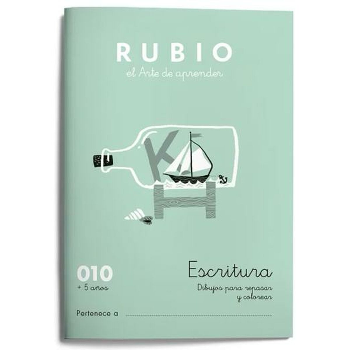 Writing and calligraphy notebook Rubio NÂº10 A5 Spanish 20 Sheets (10 Units)