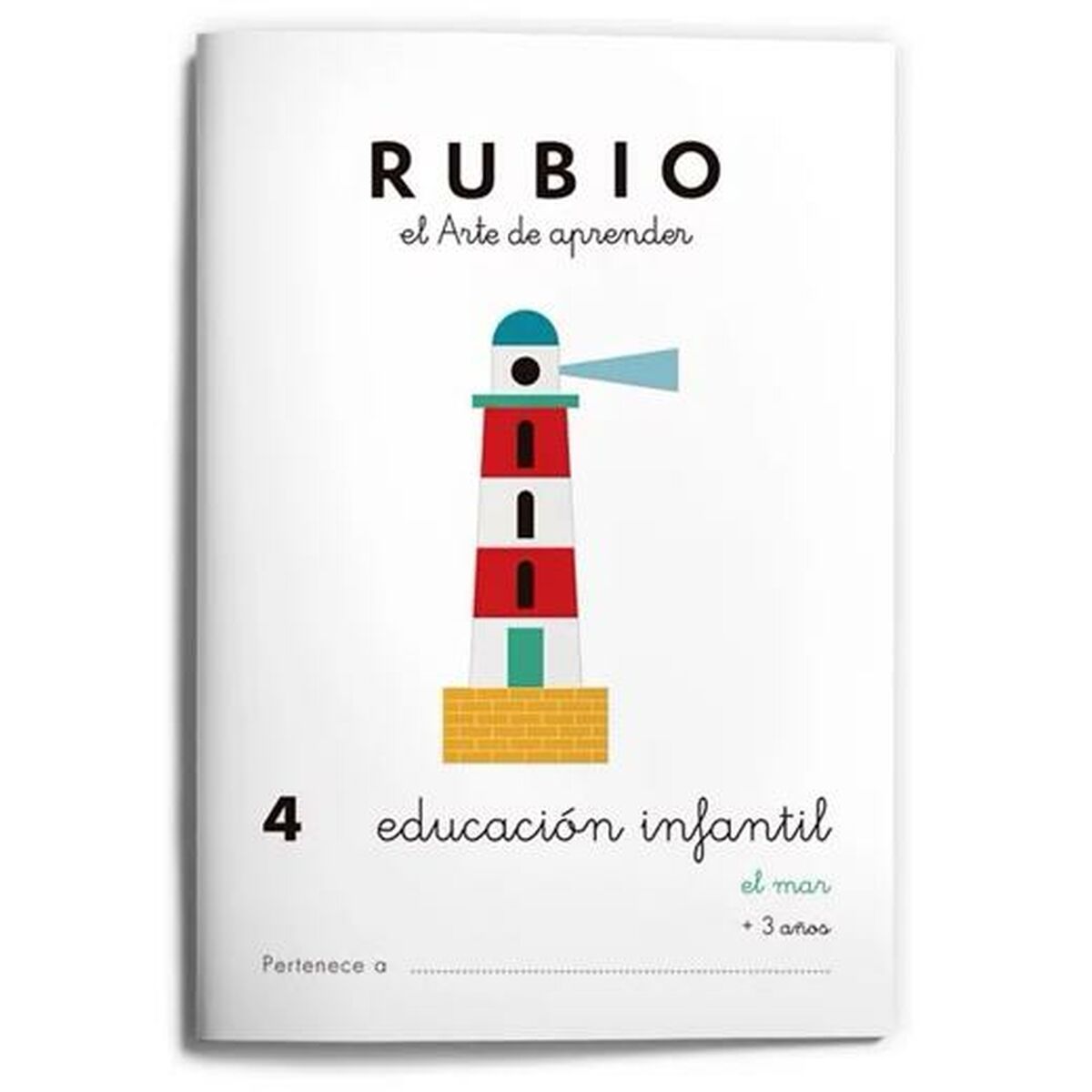 Early Childhood Education Notebook Rubio NÂº4 A5 Spanish (10 Units)