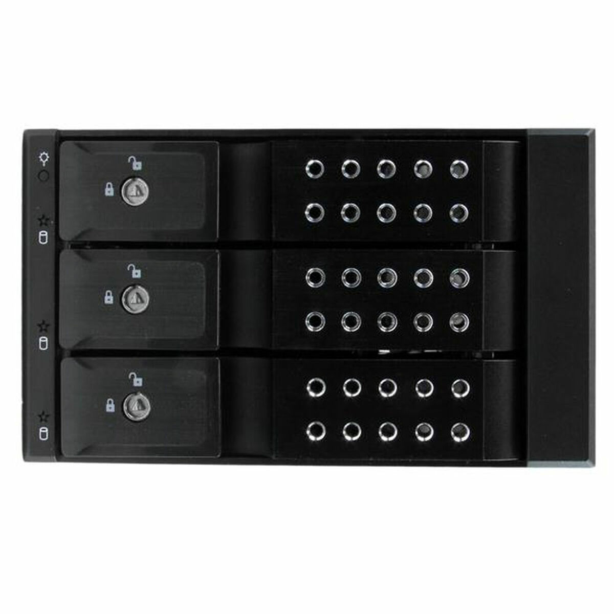 Rack Startech HSB3SATSASBA Black 3,5″ Portable