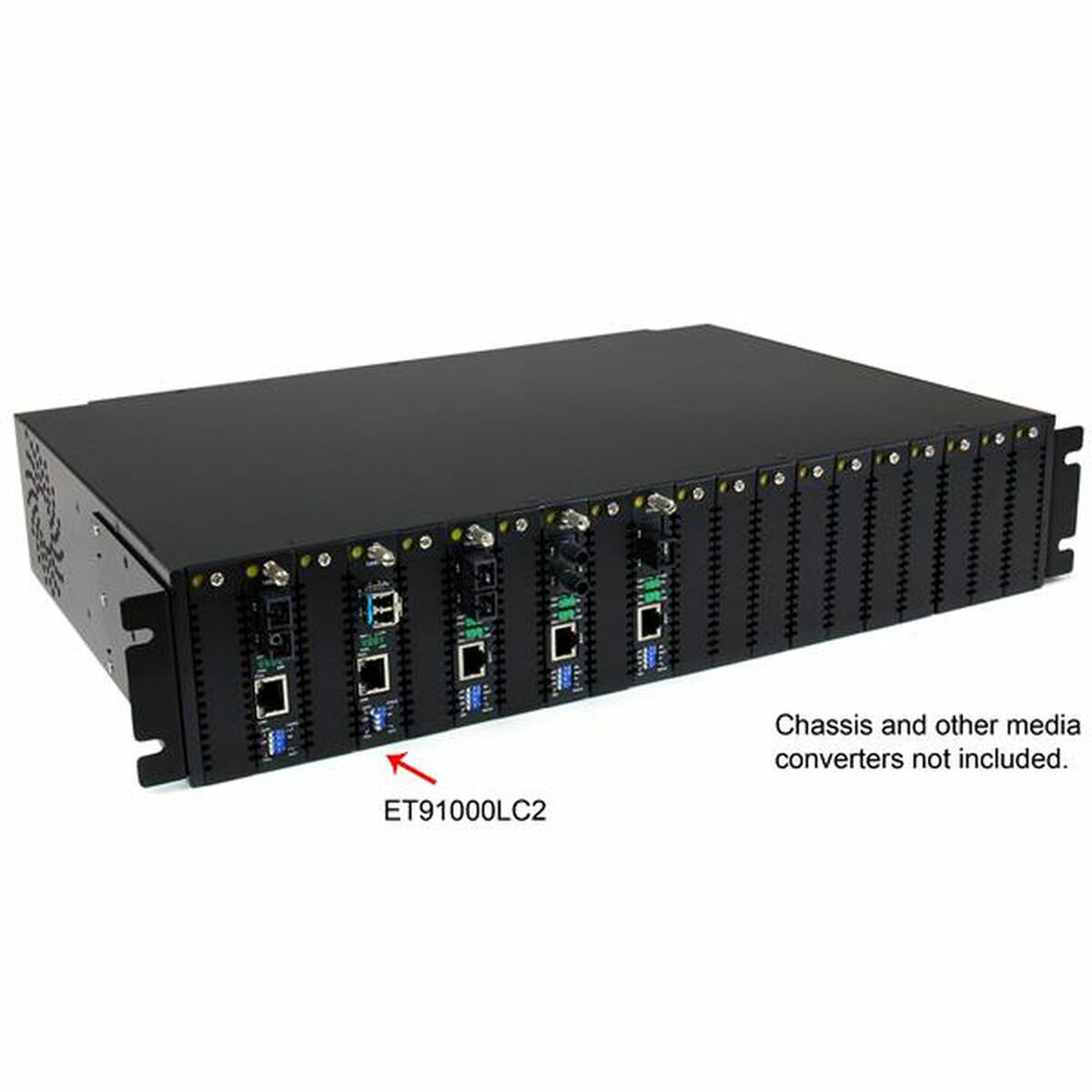 RJ45 to Fiber Optics Converter Startech ET91000LC2