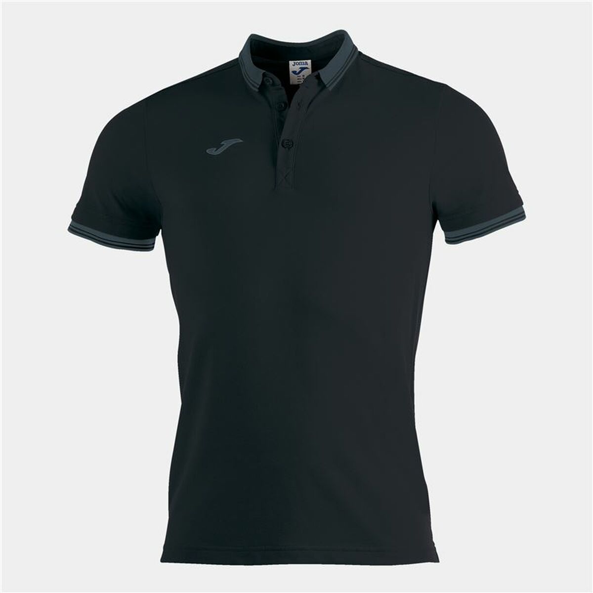 Children’s Short Sleeve Polo Shirt Joma Sport Bali II Black Children’s Short Sleeve Polo Shirt Joma Sport Bali II Black