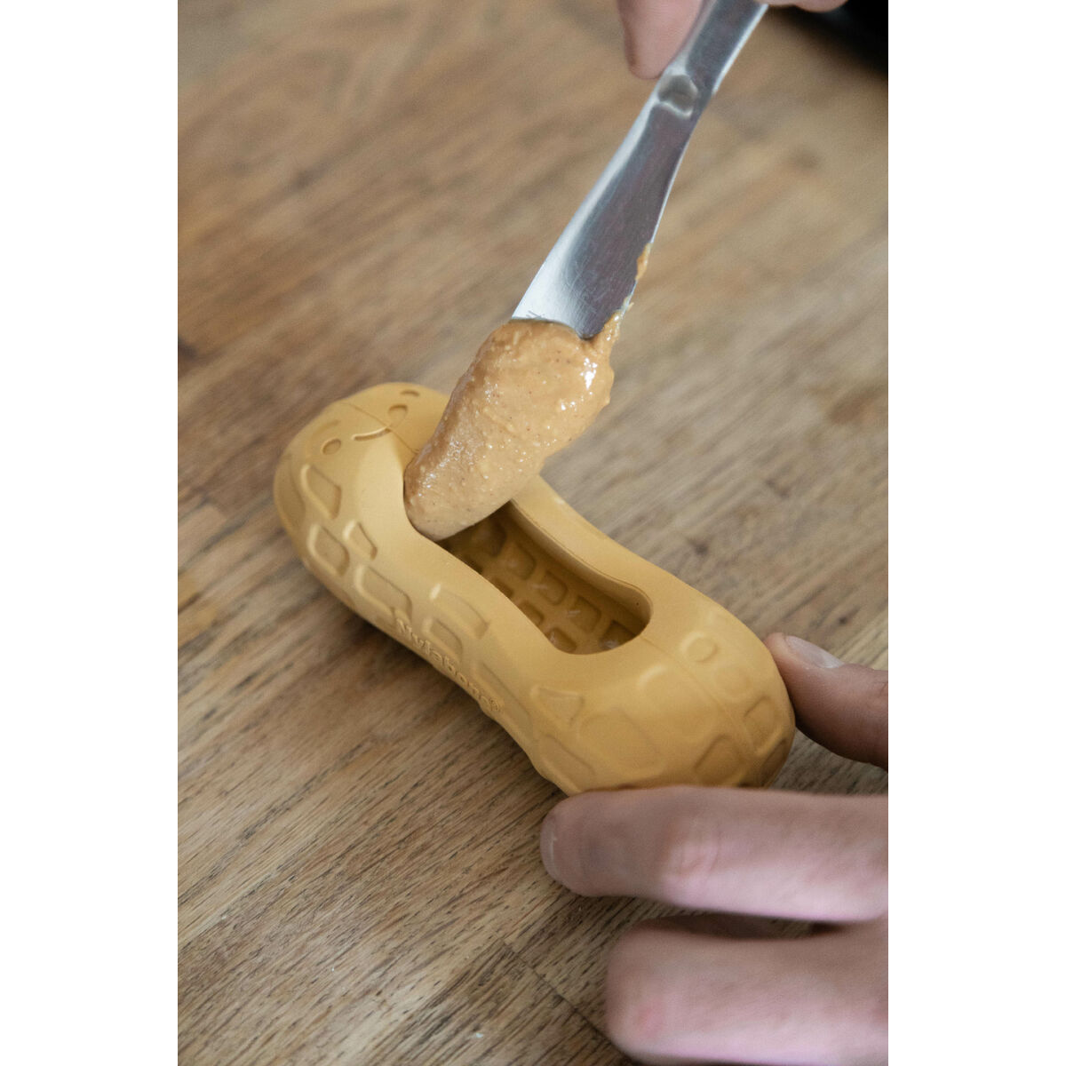 Dog toy Nylabone Brown Peanut butter M