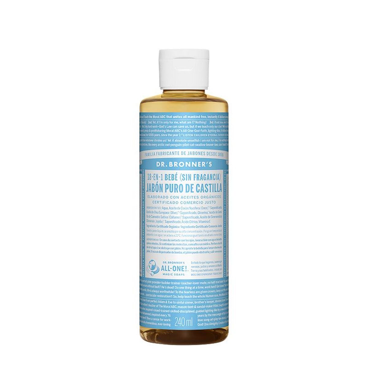 Liquid Soap Dr Bronner’s 240 ml Neutral