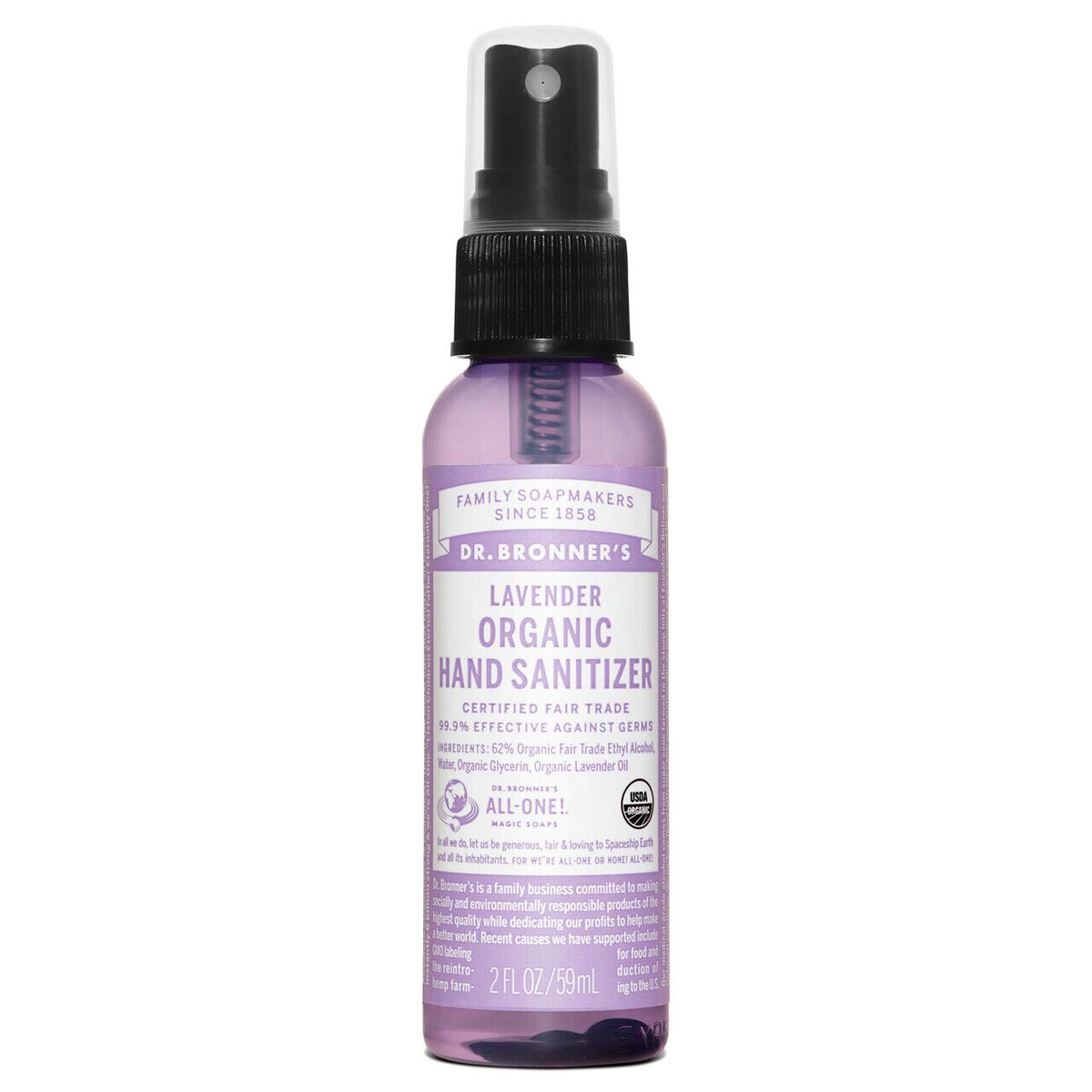 Hand Cleaner Dr Bronner’s 60 ml Lavendar