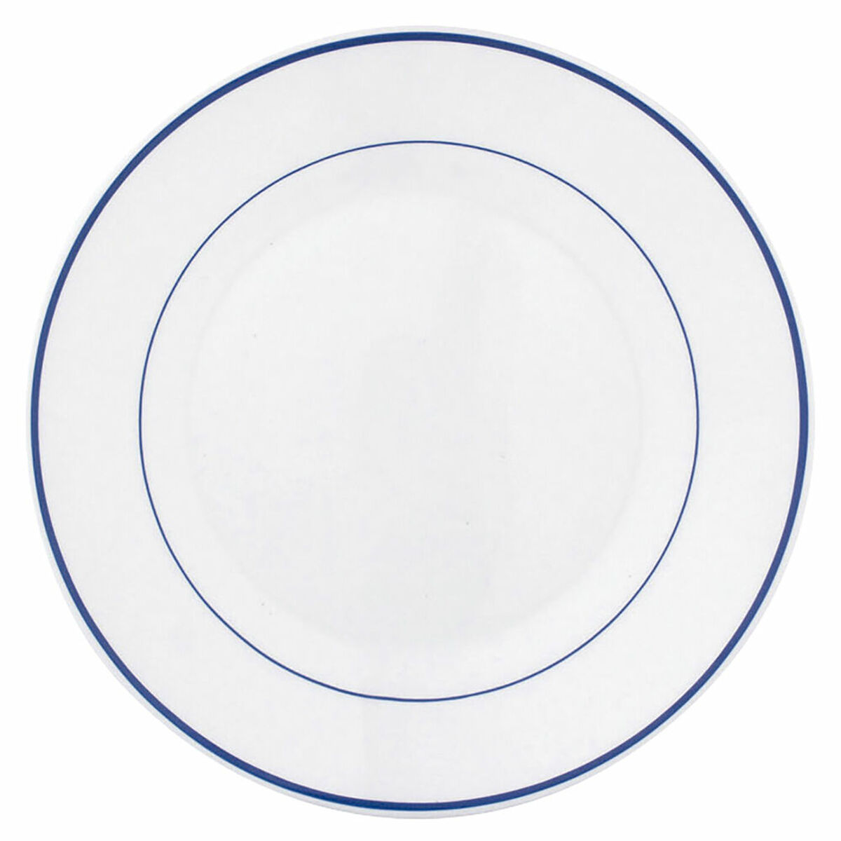 Plate set Arcoroc Restaurant Bicoloured Glass ( 23 cm) (6 uds)