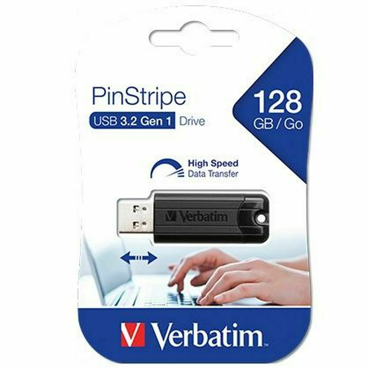 USB stick Verbatim 49319 Black 128 GB