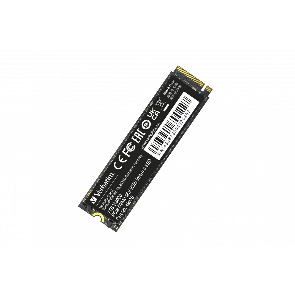 Hard Drive Verbatim 49375 256 GB SSD