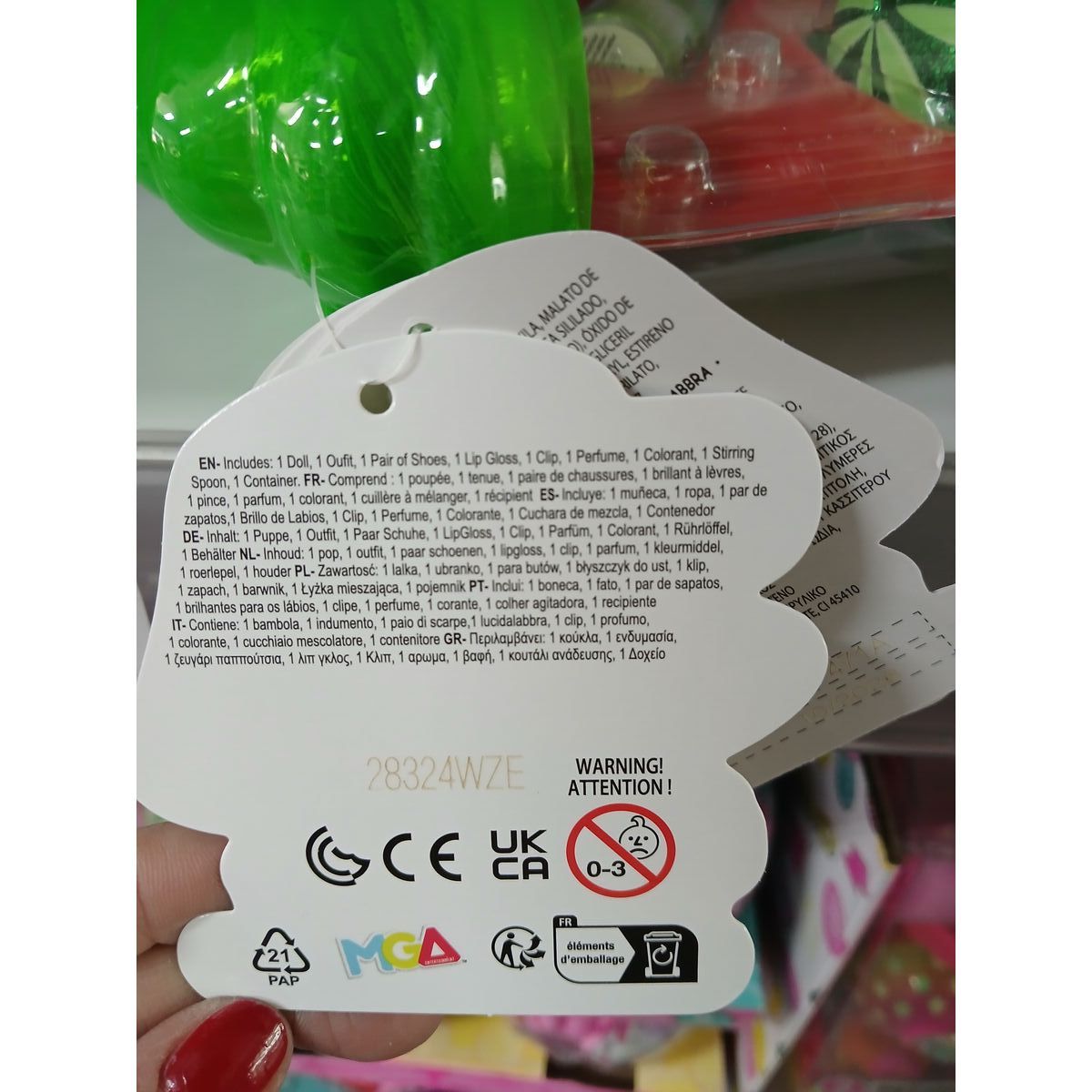 Baby doll MGA 19,6 x 12,7 x 6,35 cm