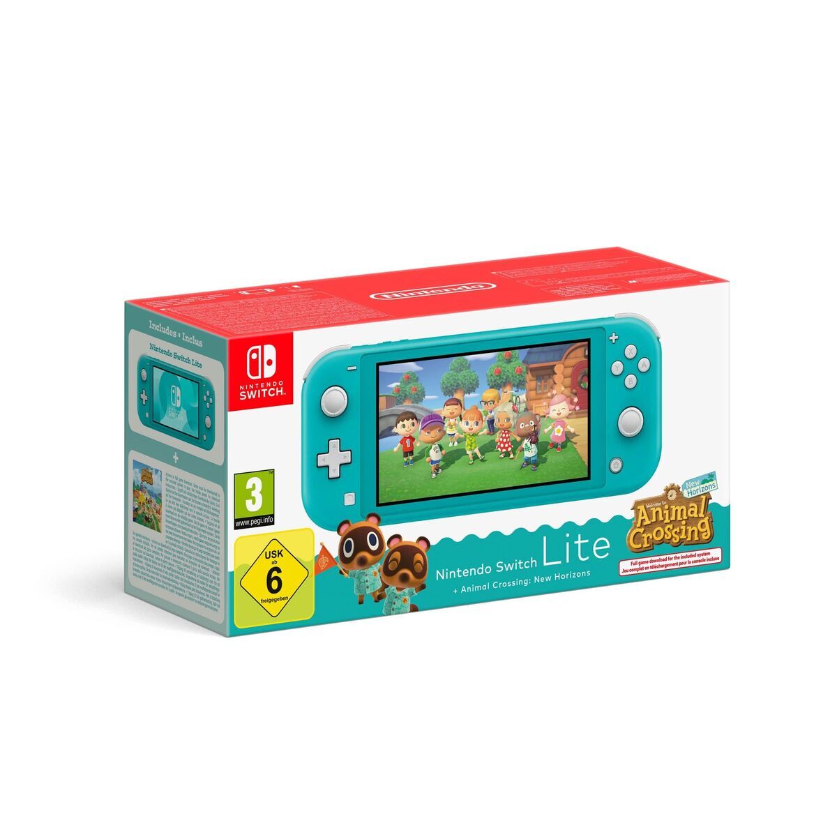 Nintendo Switch Lite + Animal Crossing Nintendo 45496546083 Turquoise