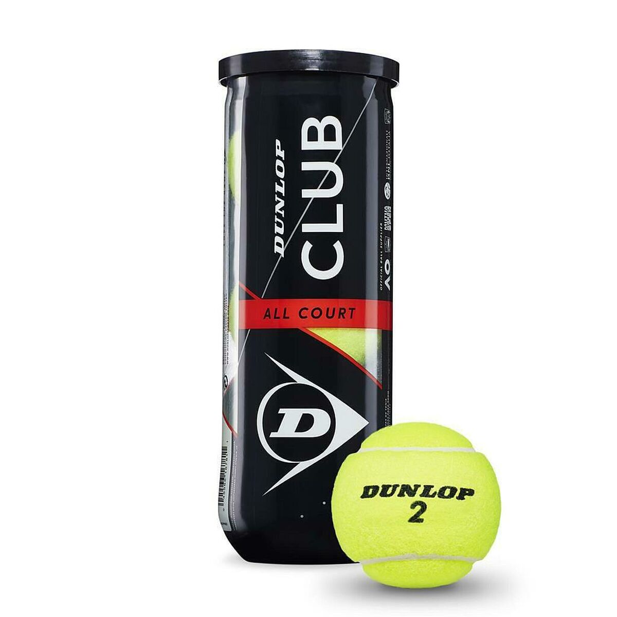 Tennis Balls D TB CLUB AC 3 PET Dunlop 601334 Yellow
