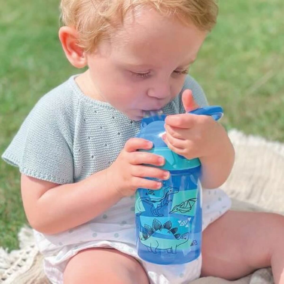 Training Glass Nby Blue 360 ml