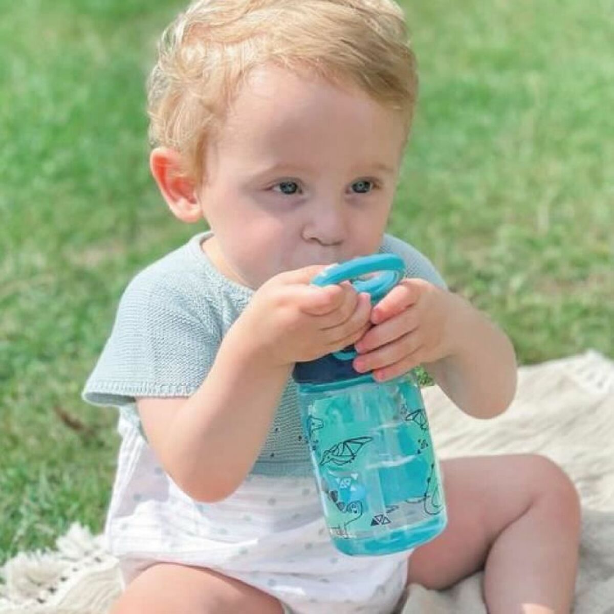 Training Glass Nby Blue 360 ml