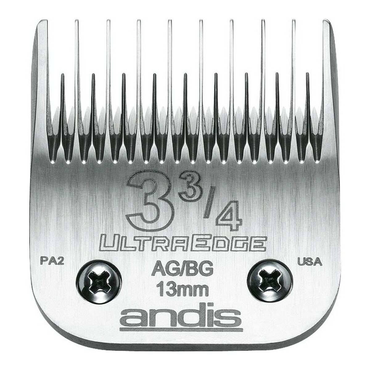 Shaving razor blades Andis 3 3/4 Steel Chromed Shaving razor blades Andis 3 3/4 Steel Chromed